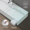 doporro Vasque à Poser Blanc Mat avec Bonde Lavabo de Salle Voir les images du produit 3