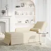 vidaXL Chaise longue con bolster e bracciolo destro Lino Anteprima dell’immagine prodotto 1