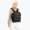 Schwarzer Rucksack – Wickeltasche für Mütter für Fläschchen Produktbild-Vorschau 4