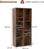 A diagram showing the dimensions of a bookshelf. Náhľad obrázku produktu