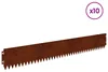 vidaXL Rasenkante 10 stk. 103 x 15 cm Stahl Rostoptik Produktbild-Vorschau 3