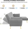 Ecksofa mit Relaxfunktion, L-Form, Schlafsofa mit Produktbild-Vorschau 6