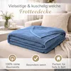 KiGATEX Frottee-Decke 150x200 cm – 100 % Baumwolle, Produktbild-Vorschau 4