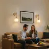 LED Wandleuchte Gold Milchglas Kabellos RGBCW 2er-Pack 30,0 Produktbild-Vorschau 10