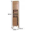 Teak-Hochschrank MCW-M73, Badezimmermöbel, 2 Türen, 6 Produktbild-Vorschau 11