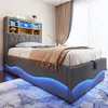 STILVORA 90x200 Polsterbett mit Nachttisch und USB Produktbild-Vorschau 9