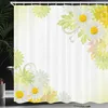 ABAKUHAUS Tenda da doccia con motivi floreali, margherite Anteprima dell’immagine prodotto 4