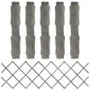 vidaXL Rankzäune 5 Stk. Grau Massivholz Tanne 180x60 cm Produktbild-Vorschau 7