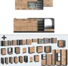 Küchenzeile Vicco R-Line Goldkraft Eiche/Anthrazit 240 cm Produktbild-Vorschau 6