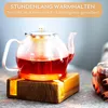 Natürliches Stövchen Holz - Eleganter Kaffee- & Teewärmer Produktbild-Vorschau 2