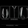 KROSNO 300 ml Gläser, perfekt für Prosecco und Champagner, spezielle Form, bleifreies Crystalline-Glas, spülmaschinenfest, breiter Boden, verjüngter Kelch, kristallklar Produktbild-Vorschau