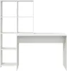 vidaXL Scrivania con ripiano Bianco 138,5 x 55 x 143 cm Anteprima dell’immagine prodotto 5