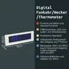 Fackelmann digitale Funkuhr mit Wecker Tecno, Digitaluhr Produktbild-Vorschau 4