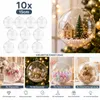 10 Acrylkugeln Ø 15 cm Transparent Bastelkugeln Füllbare Produktbild-Vorschau 2