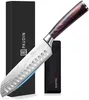 PAUDIN N5 Profesjonalny nóż Santoku 17,5 cm -Nóż w stylu Podgląd zdjęcia produktu 1