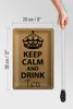 Blechschild Spruch 20x30cm Keep Calm and drink tea Produktbild-Vorschau 6