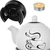 KADAX Théière 1L avec réchaud Set, Cafetière en porcelaine Voir les images du produit 9