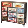 Max Home Vintage-retro Kommode 11 Schubladen Mehrfarbig  Produktbild-Vorschau 1
