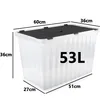 53L Aufbewahrungsbox mit klappbarem Deckel große Box Produktbild-Vorschau 9