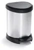 Curver Tretmülleimer Deco Oval 5L Silbern Produktbild-Vorschau 9
