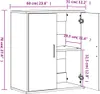 vidaXL Dressoir Sonoma-eikenhout, 60x31x70 cm, houtvezel Productafbeelding-voorbeeld 8