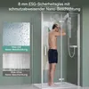 Mai & Mai Duschkabine Duschabtrennung 90x80x195cm 8mm Produktbild-Vorschau 4