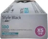 #AMPri STYLE BLACK nitrilové rukavice čierne bez púdru 100 Náhľad obrázku produktu 6