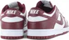 Nike Dunk Low Retro - Herren Sneakers Schuhe Leder Rot-Weiß Produktbild-Vorschau 6