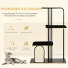 Kratzbaum, Industrial Design, 2 Plattformen, 2 Liegekissen, Produktbild-Vorschau 4