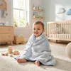 Coperta per bambini New Baby 80x90 blu con cuori Anteprima dell’immagine prodotto 2