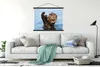 MuchoWow® Textilposter Otter im Wasser 150x113 cm mit Produktbild-Vorschau 3