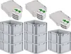 SuperSparSet 8x Eurobox NextGen Grip mit Scharnierdeckel Produktbild-Vorschau 1