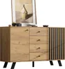 Sweiko 120x38x75cm Wohnzimmer Sideboard,Hohldesign Schrank Produktbild-Vorschau 7