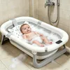 Faltbare Baby Badewanne,Babybadewanne mit Thermometer und Produktbild-Vorschau 2