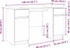 vidaXL Schreibtisch Sonoma-Eiche 140 x 49 x 76 cm Produktbild-Vorschau 8