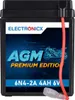 Electronicx AGM Motorradbatterie 6V 4,5Ah 6N4-2A-4 - Produktbild-Vorschau 1