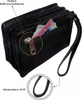 Herren echt Leder Handgelenktasche Herrenhandtasche Reise Produktbild-Vorschau 2