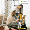 Juskys Aluminium Multifunktionsleiter 4,7 m klappbar - Produktbild-Vorschau 7