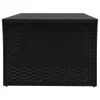 vidaXL Table basse noire 100x50x40 cm Poly rotin Voir les images du produit 4