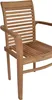MiaMöbel | Outdoor Gartenstuhl aus Teak | 64,5 x 95 x 54cm Produktbild-Vorschau 5
