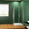80X80X185cm Duchkabine Duschabtrennung Eckdusche Duschwand Produktbild-Vorschau 3