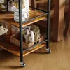 Kuchynský Vozík Na Kolieskach – Odňemná Podnos, 86 Cm, Náhľad obrázku produktu 5