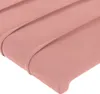 vidaXL Čelo postele s ušima růžové 103x23x78/88 cm Velvet Náhled obrázku produktu 5