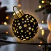 Guaina di Natale a LED da posizionare nero opaco con timer Anteprima dell’immagine prodotto 1