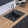 GRANMASTER Gracia Granitspüle 1 Becken mit Abtropffläche - Produktbild-Vorschau 5