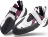 Oxi Lady Kletterschuhe von Ocun; weiß und lila mit Klettverschluss und Gummisohle; für Klettern geeignet. Podgląd zdjęcia produktu