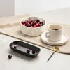 HOMLA FAMELIO ovaler schwarzer Teller 16 cm Produktbild-Vorschau 6