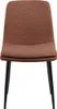 Becca chaise de salle à manger tissu orange. Voir les images du produit 6
