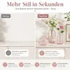 Dekovase im 3er Set aus Glas 3 Formen Oval, Flasche und Produktbild-Vorschau 6