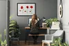 Bild 70x50 MDF-Rahmen Wandkunst Die Pflanze Mohn Natur Produktbild-Vorschau 3